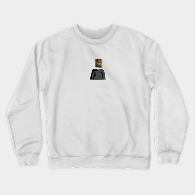 bag head Crewneck Sweatshirt by owens